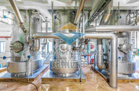 Attrezzatura di frazionamento 0.3MPa DN100 per la lavorazione dell'olio di palma