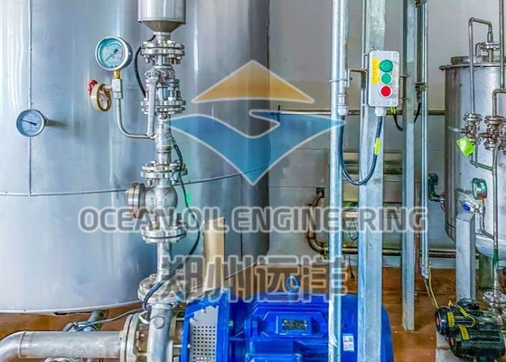 La linea di produzione trattata del biodiesel di esterificazione 380V con lo SpA controlla la distillazione di acido grasso