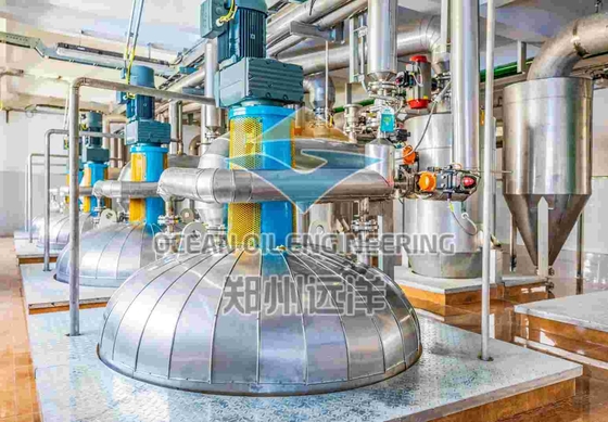 Impianto di raffinazione di semi di tè di olio commestibile Fase 3 continua 220V/380V 10-5000 TPD