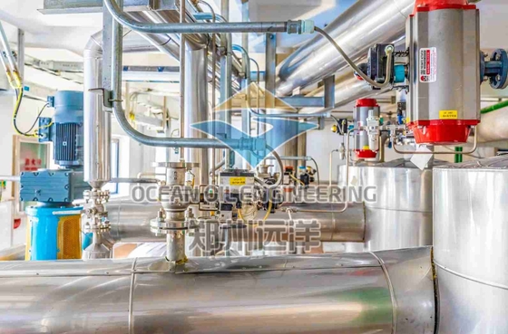 Frigorificio ad acqua Impianto di estrazione di olio commestibile per farina Ulteriore trasformazione 30-1500 t