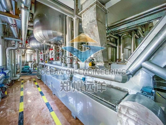 Rafinazione chimica dell'olio commestibile 304 in acciaio inossidabile e sistema di controllo PLC CS