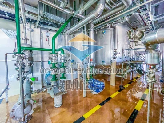 Apparecchiature di raffinazione di olio commestibile per la desacidificazione 500TPD Sezione di laboratorio