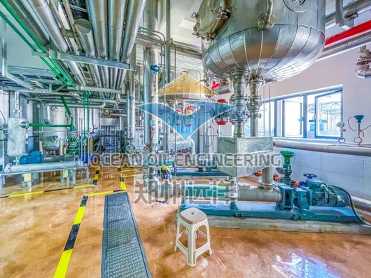 Impianto di raffinazione fisica efficiente per la produzione di biodiesel con certificazione ISO9001