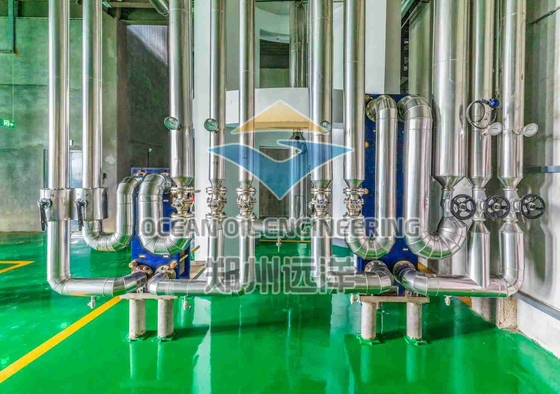 impianto di frazionamento ad alta efficienza di rendimento dell'olio e risparmio energetico con altezza dell'ugello di 3 m