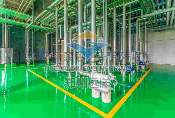 Impianto di raffinazione continua di olio commestibile 10-5000 TPD Capacità e prestazioni efficienti