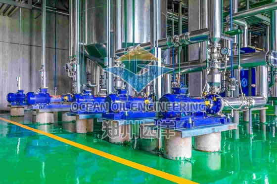 Apparecchiature automatiche di raffinazione di oli commestibili Capacità di produzione 500-1000 t/giorno