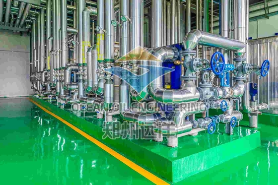 Impianto di pretrattamento dell'olio di installazione in loco completo automatico con setaccio compatto
