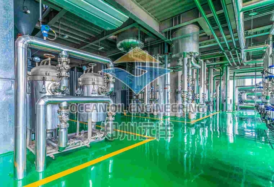 200 - 500TPD attrezzature di raffinazione di olio commestibile per capacità di produzione di petrolio