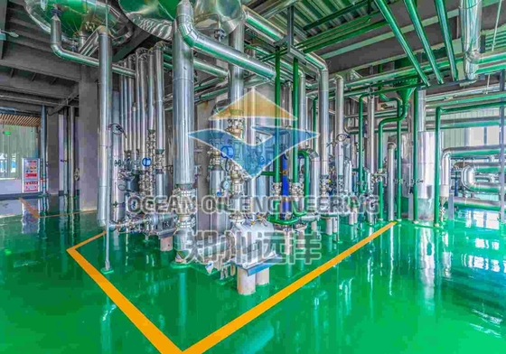Sezione deodorante Processo di raffinazione chimica per olio commestibile ecologico
