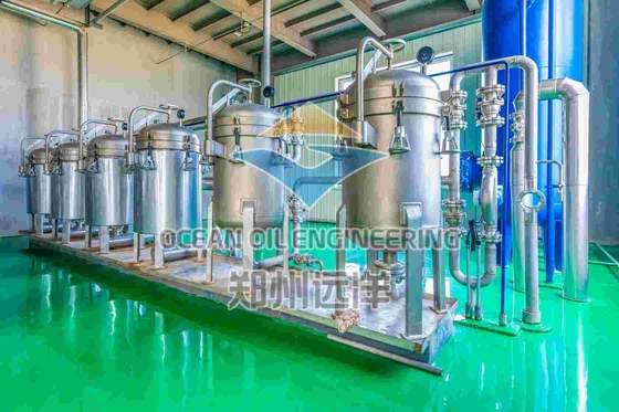 Equipaggiamento per la raffinazione di olio commestibile certificato ISO9001 500-1000T/D