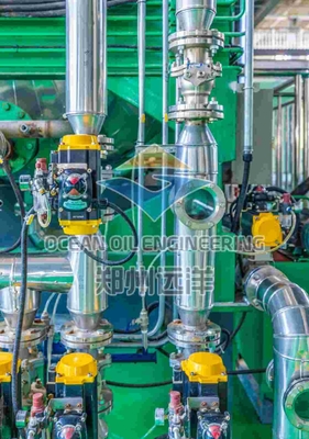 Impianto automatico di estrazione dell'olio di soia