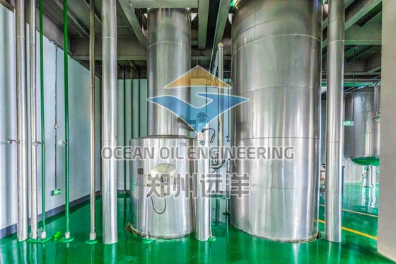 Impianto di frazionamento ad alta efficienza energetica DN100 per la lavorazione dell'olio di palma