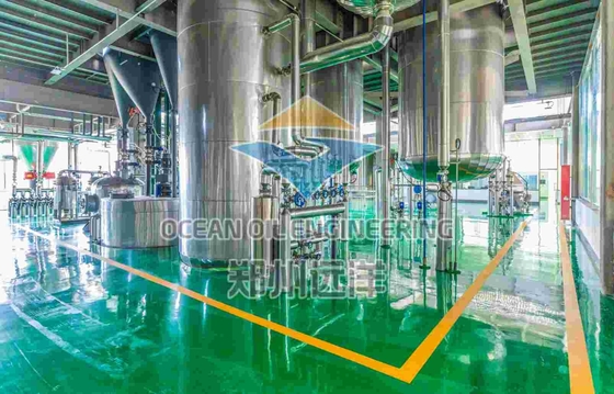 SS304 impianto di estrazione di olio a rotazione raffreddamento dell'acqua