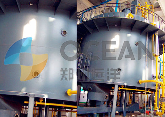 Giri l'estrazione completa solvente della struttura semplice della pianta della crusca di riso dell'estrattore