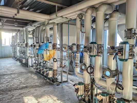Progetto chiavi in mano di raffinamento chimico continuo della pianta 10-1500TPD dell'olio vegetale