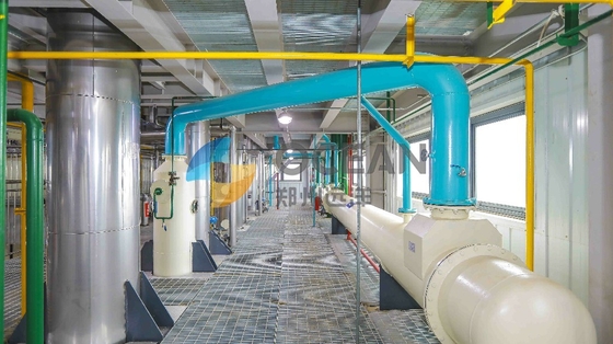 Linea di produzione automatica dell'olio da cucina dell'attrezzatura di elaborazione dell'olio da tavola della vetroresina 1000TPD