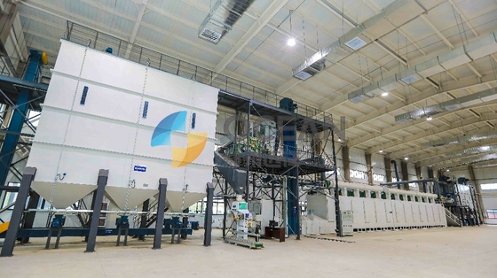 Linea di produzione automatica dell'olio da cucina dell'attrezzatura di elaborazione dell'olio da tavola della vetroresina 1000TPD