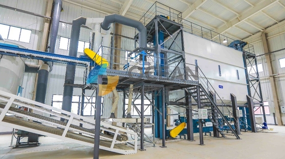 Raffinazione fisica chimica di piegamento grezza della pianta della raffineria di petrolio