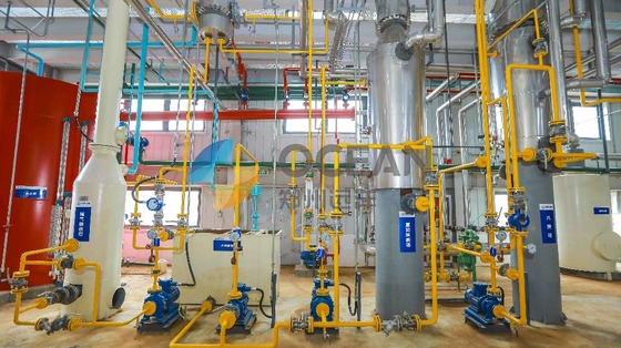 Raffinazione fisica chimica di piegamento grezza della pianta della raffineria di petrolio