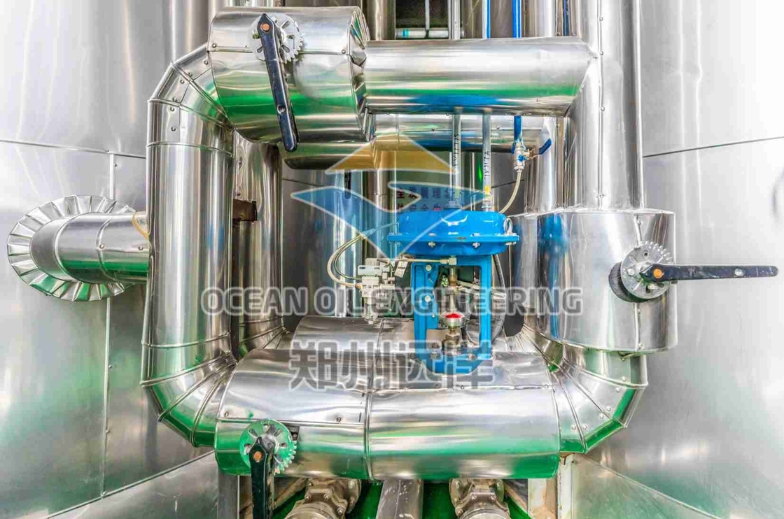 Macchina di pretrattamento dell'olio da 1500 tonnellate per la temperatura personalizzata con asciugatrice di componenti di base